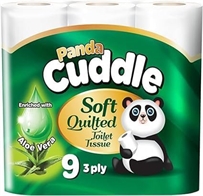 60 Panda Cuddle Aloe Vera Quilted Toilet Rolls