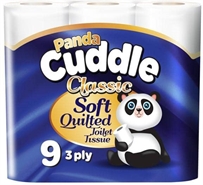 12 Panda Cuddle Classic Quilted Toilet Rolls