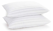 2 - Satin Stripe Bounce back Pillows